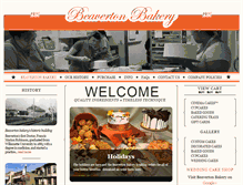 Tablet Screenshot of beavertonbakery.com